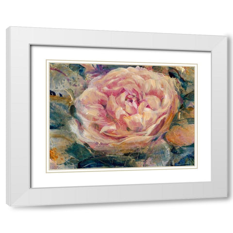 Floral in Bloom IV White Modern Wood Framed Art Print with Double Matting by OToole, Tim