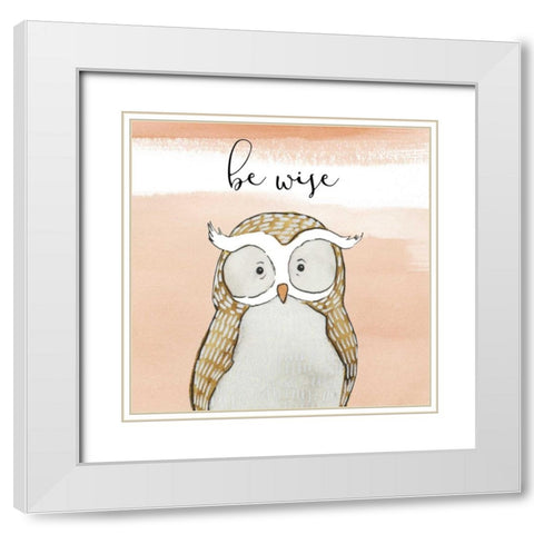 Cuddlies II White Modern Wood Framed Art Print with Double Matting by Popp, Grace
