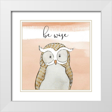 Cuddlies II White Modern Wood Framed Art Print with Double Matting by Popp, Grace