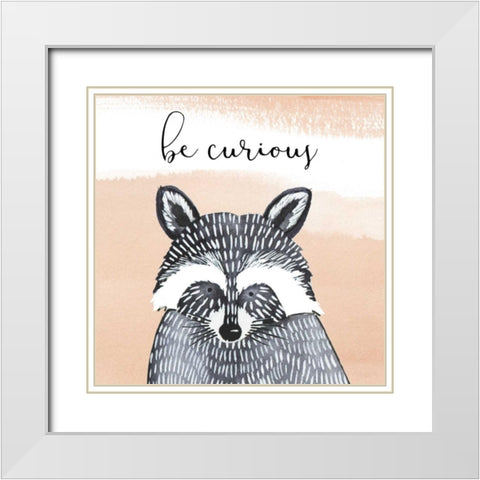 Cuddlies III White Modern Wood Framed Art Print with Double Matting by Popp, Grace