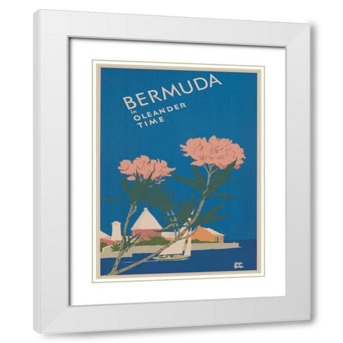 See South America V White Modern Wood Framed Art Print with Double Matting by Studio W