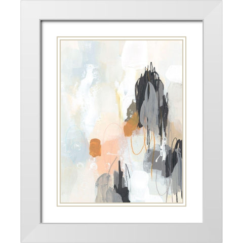 Elevation I White Modern Wood Framed Art Print with Double Matting by Vess, June Erica