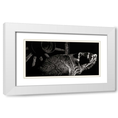 Scratchboard Tenacious White Modern Wood Framed Art Print with Double Matting by Chapman, Julie T.