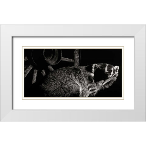 Scratchboard Tenacious White Modern Wood Framed Art Print with Double Matting by Chapman, Julie T.