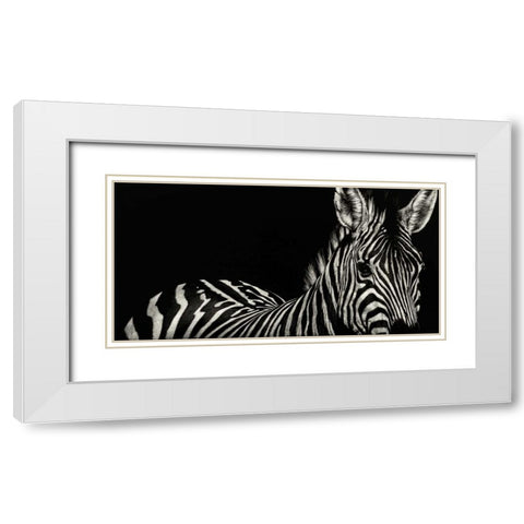 Scratchboard Incline White Modern Wood Framed Art Print with Double Matting by Chapman, Julie T.