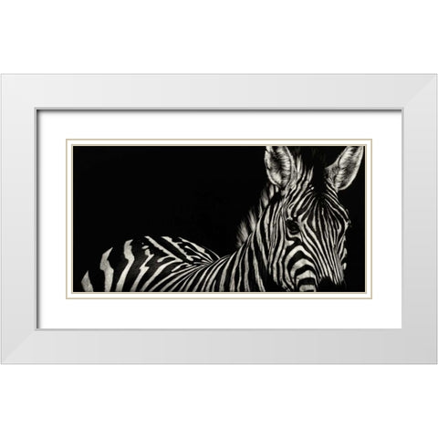 Scratchboard Incline White Modern Wood Framed Art Print with Double Matting by Chapman, Julie T.