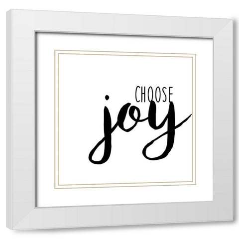 Quotable I White Modern Wood Framed Art Print with Double Matting by Hambly, Anna