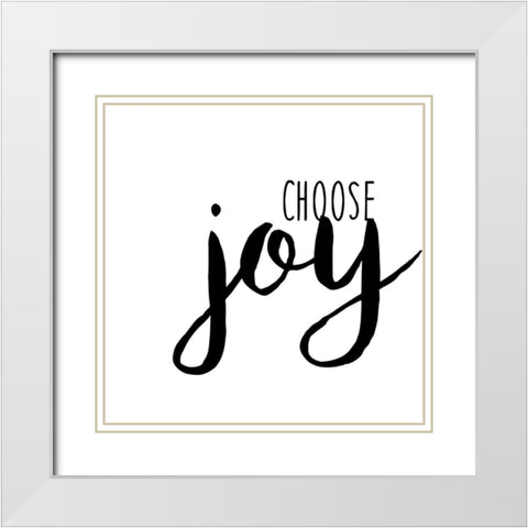 Quotable I White Modern Wood Framed Art Print with Double Matting by Hambly, Anna
