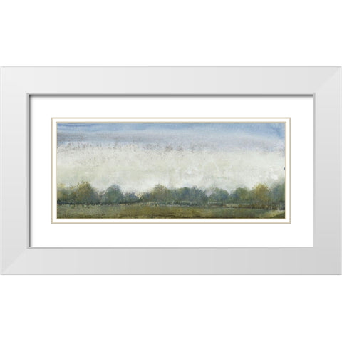 Ethereal Landscape II White Modern Wood Framed Art Print with Double Matting by OToole, Tim