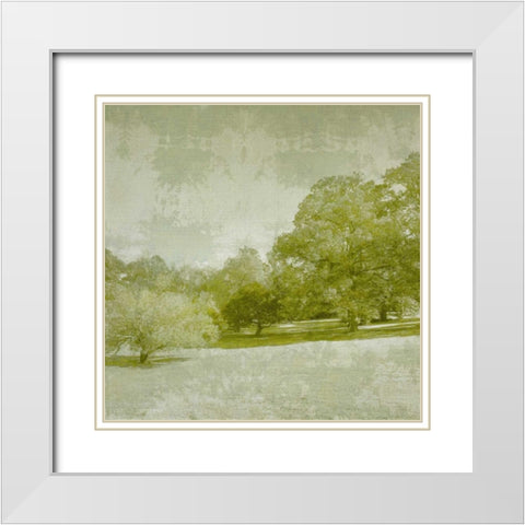 Beryl Landscape  I White Modern Wood Framed Art Print with Double Matting by Zarris, Chariklia