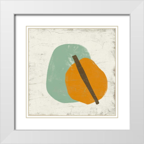 Mobile VII White Modern Wood Framed Art Print with Double Matting by Vess, June Erica