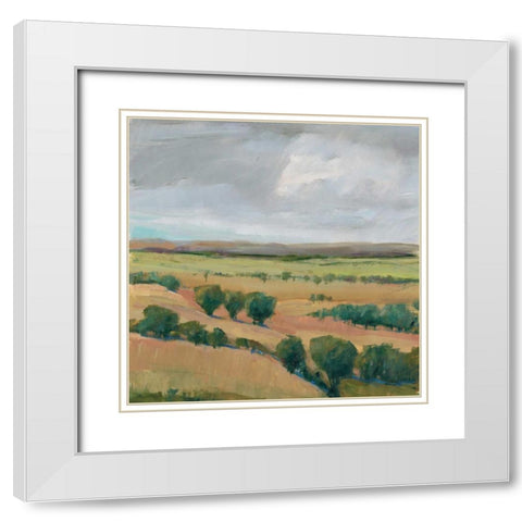 Brooding Storm I White Modern Wood Framed Art Print with Double Matting by OToole, Tim