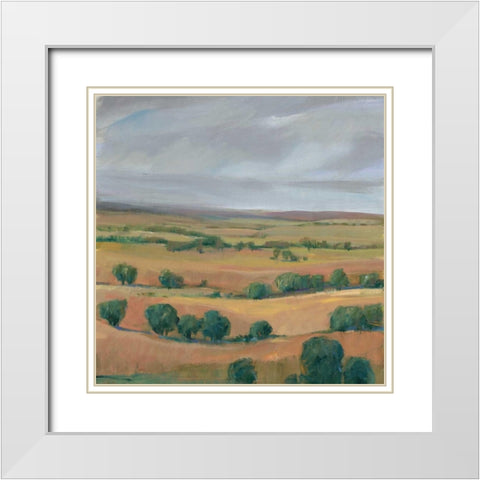 Brooding Storm II White Modern Wood Framed Art Print with Double Matting by OToole, Tim