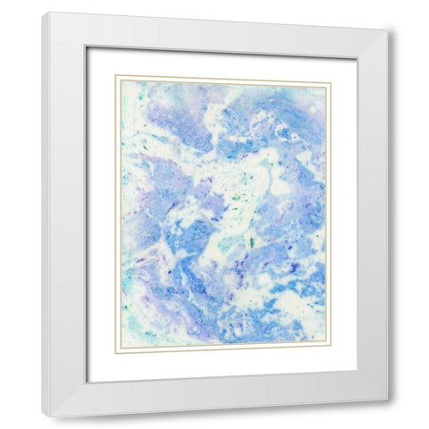 Marble Fog I White Modern Wood Framed Art Print with Double Matting by Ludwig, Alicia