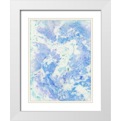 Marble Fog I White Modern Wood Framed Art Print with Double Matting by Ludwig, Alicia