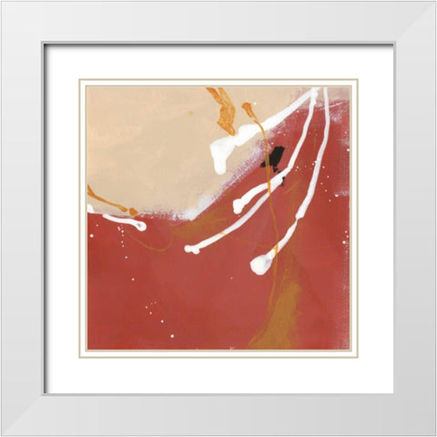 Molecular Dynamics I White Modern Wood Framed Art Print with Double Matting by Vess, June Erica