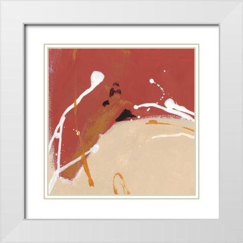 Molecular Dynamics II White Modern Wood Framed Art Print with Double Matting by Vess, June Erica
