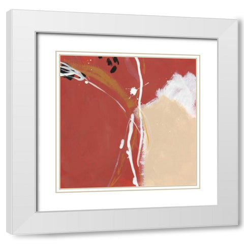 Molecular Dynamics IV White Modern Wood Framed Art Print with Double Matting by Vess, June Erica