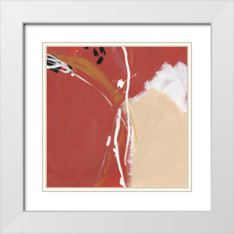 Molecular Dynamics IV White Modern Wood Framed Art Print with Double Matting by Vess, June Erica