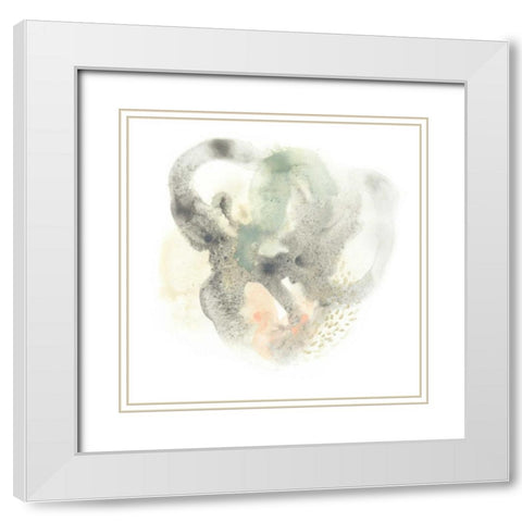 Galaxy II White Modern Wood Framed Art Print with Double Matting by Vess, June Erica