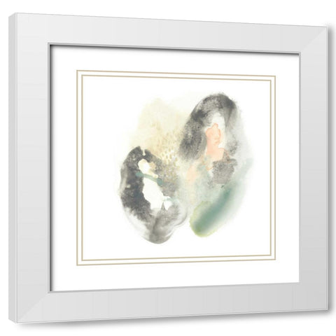 Galaxy III White Modern Wood Framed Art Print with Double Matting by Vess, June Erica
