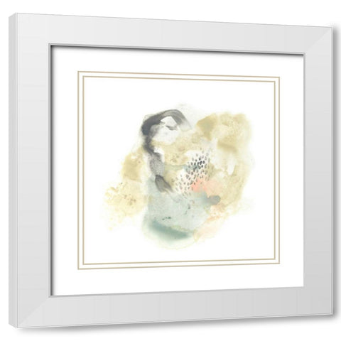 Galaxy IV White Modern Wood Framed Art Print with Double Matting by Vess, June Erica