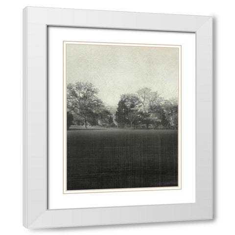 Morning View I White Modern Wood Framed Art Print with Double Matting by Zarris, Chariklia