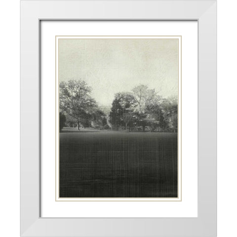 Morning View I White Modern Wood Framed Art Print with Double Matting by Zarris, Chariklia