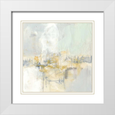 Pastel Obscura I White Modern Wood Framed Art Print with Double Matting by Goldberger, Jennifer