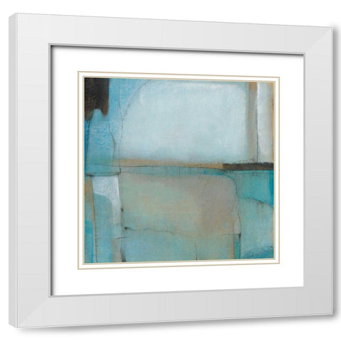 Celestial I White Modern Wood Framed Art Print with Double Matting by OToole, Tim