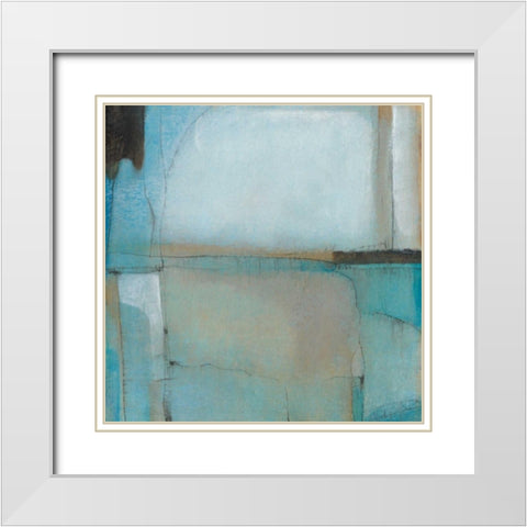 Celestial I White Modern Wood Framed Art Print with Double Matting by OToole, Tim