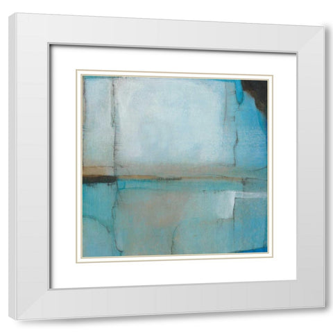 Celestial II White Modern Wood Framed Art Print with Double Matting by OToole, Tim