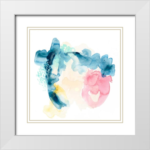 Intrigue II White Modern Wood Framed Art Print with Double Matting by Vess, June Erica