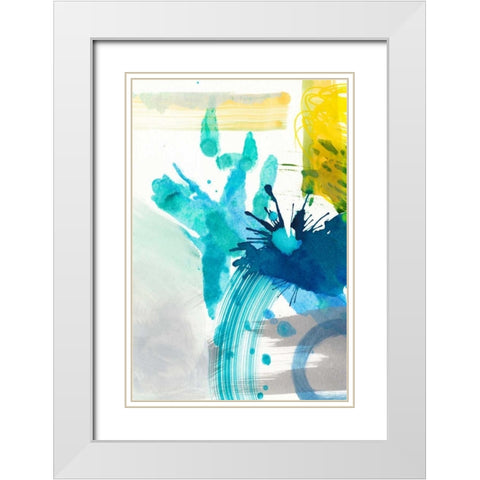 Take Off I White Modern Wood Framed Art Print with Double Matting by Fuchs, Jodi