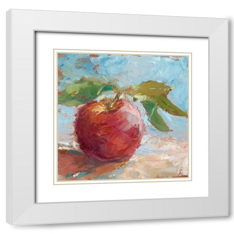 Impressionist Fruit Study I White Modern Wood Framed Art Print with Double Matting by Harper, Ethan