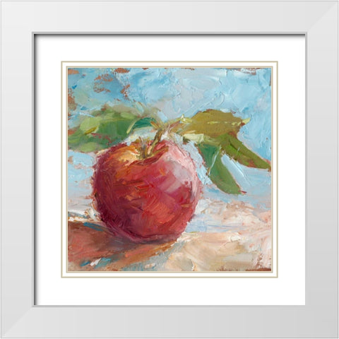 Impressionist Fruit Study I White Modern Wood Framed Art Print with Double Matting by Harper, Ethan
