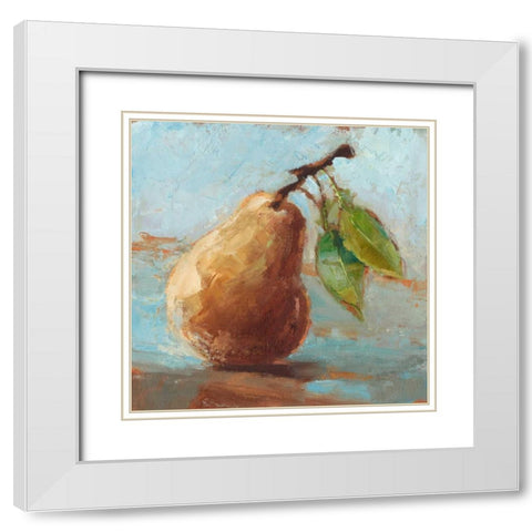 Impressionist Fruit Study II White Modern Wood Framed Art Print with Double Matting by Harper, Ethan