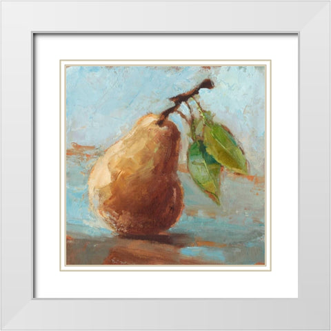 Impressionist Fruit Study II White Modern Wood Framed Art Print with Double Matting by Harper, Ethan