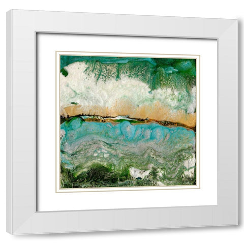 Tigris  White Modern Wood Framed Art Print with Double Matting by Ludwig, Alicia