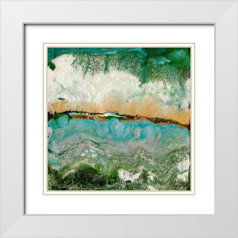 Tigris  White Modern Wood Framed Art Print with Double Matting by Ludwig, Alicia