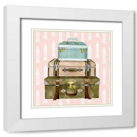 Travel Dream II White Modern Wood Framed Art Print with Double Matting by Popp, Grace