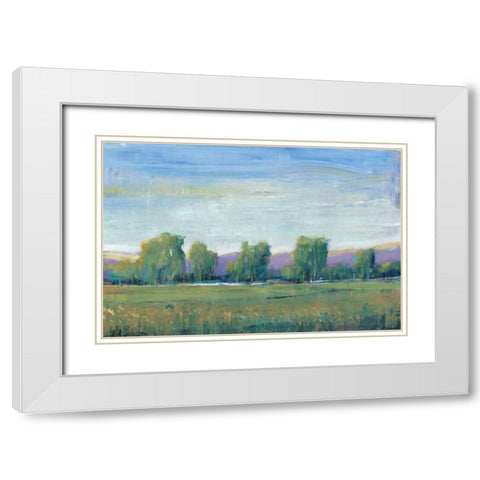 Glen Haven I White Modern Wood Framed Art Print with Double Matting by OToole, Tim