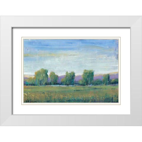 Glen Haven I White Modern Wood Framed Art Print with Double Matting by OToole, Tim