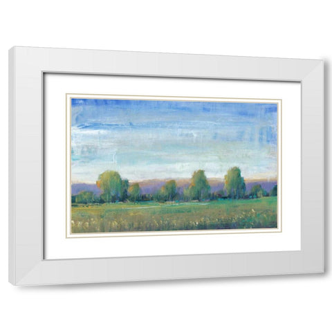 Glen Haven II White Modern Wood Framed Art Print with Double Matting by OToole, Tim