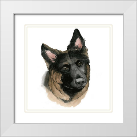 Humans Best Friend II White Modern Wood Framed Art Print with Double Matting by Popp, Grace