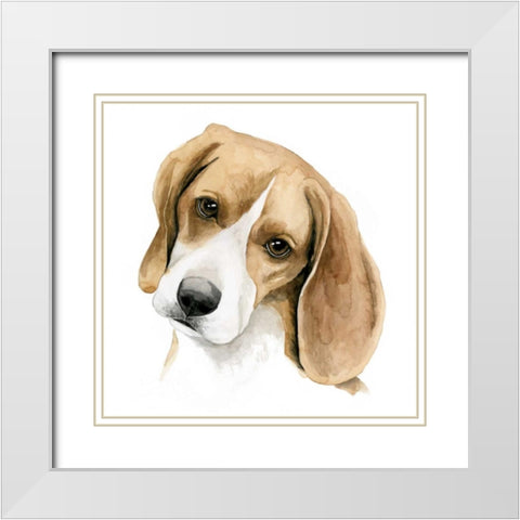 Humans Best Friend III White Modern Wood Framed Art Print with Double Matting by Popp, Grace