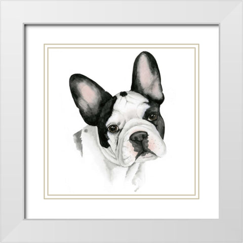 Humans Best Friend IV White Modern Wood Framed Art Print with Double Matting by Popp, Grace