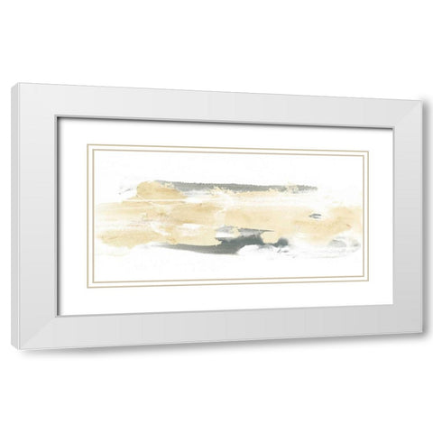 Neutral Geology I White Modern Wood Framed Art Print with Double Matting by Vess, June Erica