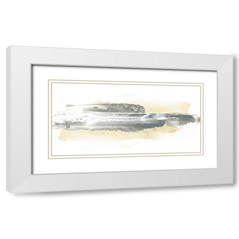 Neutral Geology III White Modern Wood Framed Art Print with Double Matting by Vess, June Erica