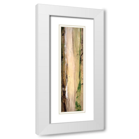 Analogous II White Modern Wood Framed Art Print with Double Matting by Taylor, Kari